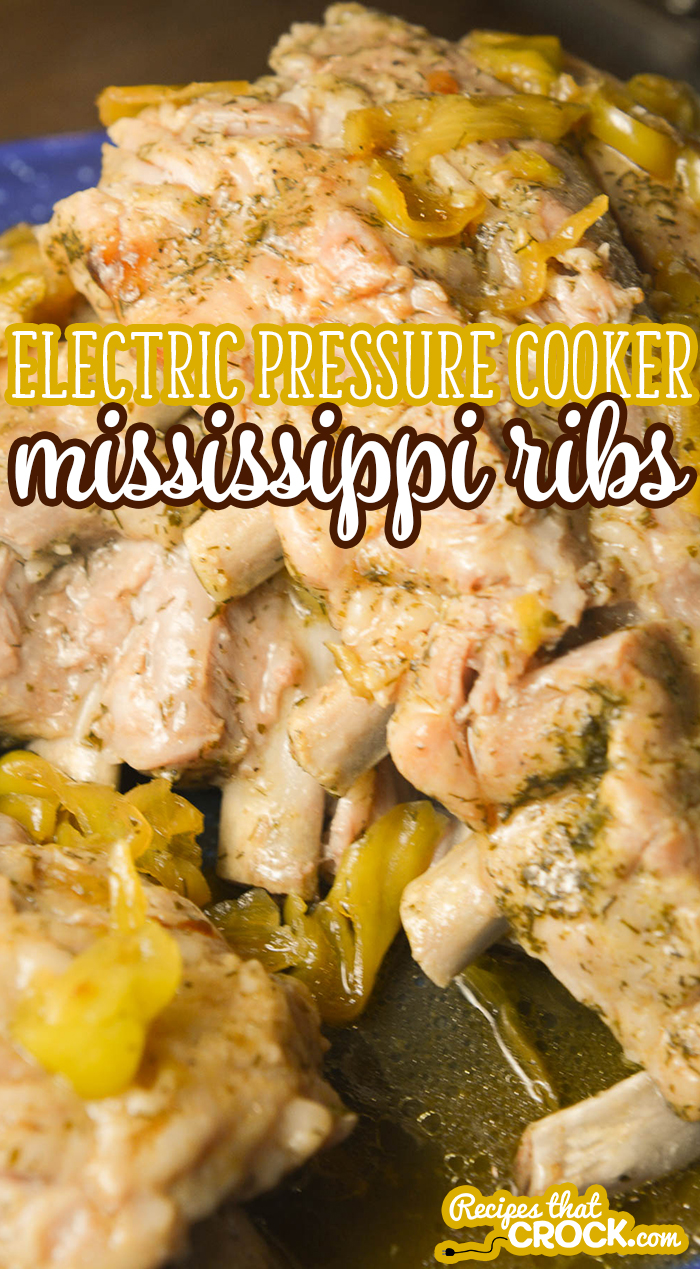 If you love Mississippi Roast, you have to try our Electric Pressure Cooker Mississippi Ribs. This low carb dish is easy to throw together and the perfect quick weeknight meal!