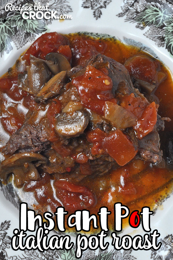 If you are looking for an easy roast recipe that is delicious and can be made after you get off work? Then you don't want to miss this Italian Instant Pot Roast!
