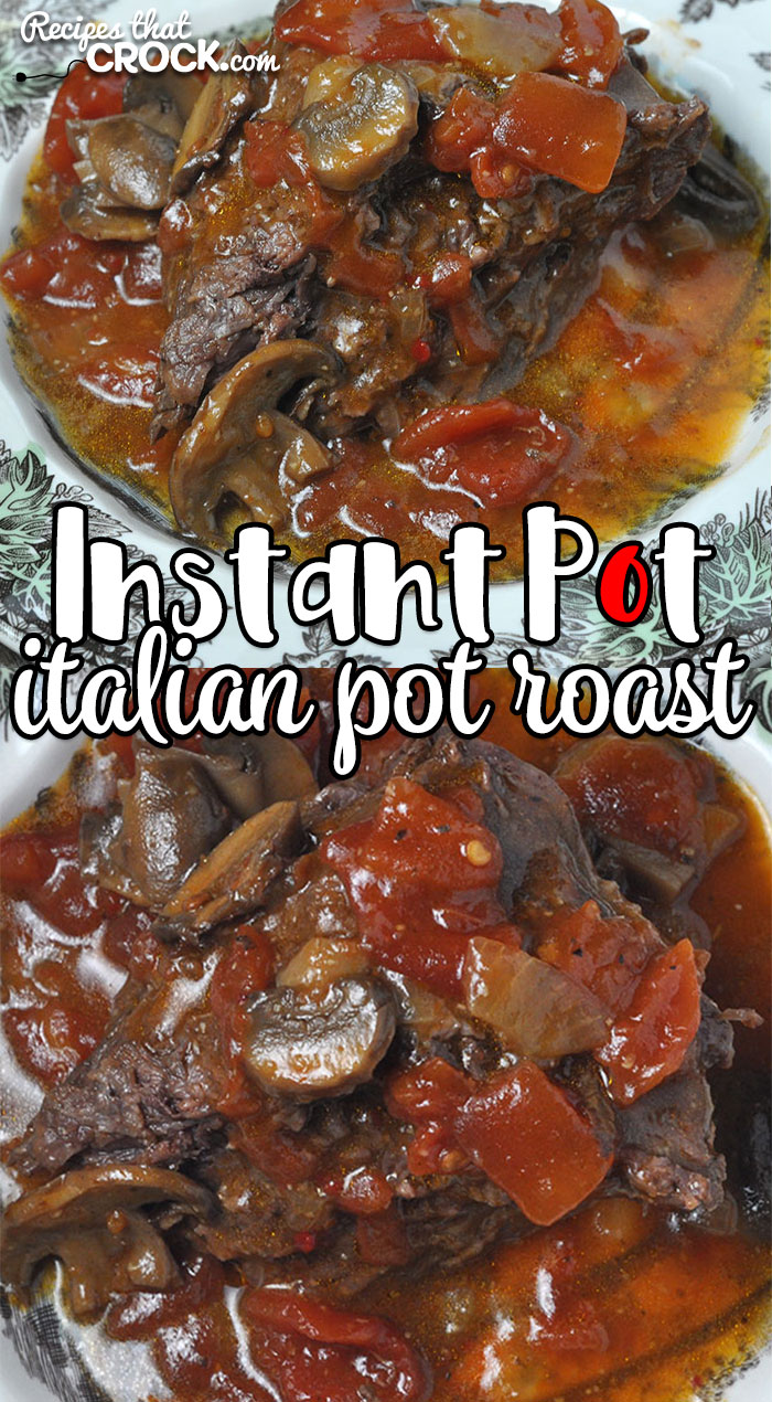 If you are looking for an easy roast recipe that is delicious and can be made after you get off work? Then you don't want to miss this Italian Instant Pot Roast!