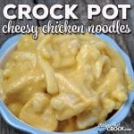 These Crock Pot Cheesy Chicken Noodles are easy, cheesy and oh so divine! (I know it doesn't rhyme ;) ) You and your loved ones will devour them!ย