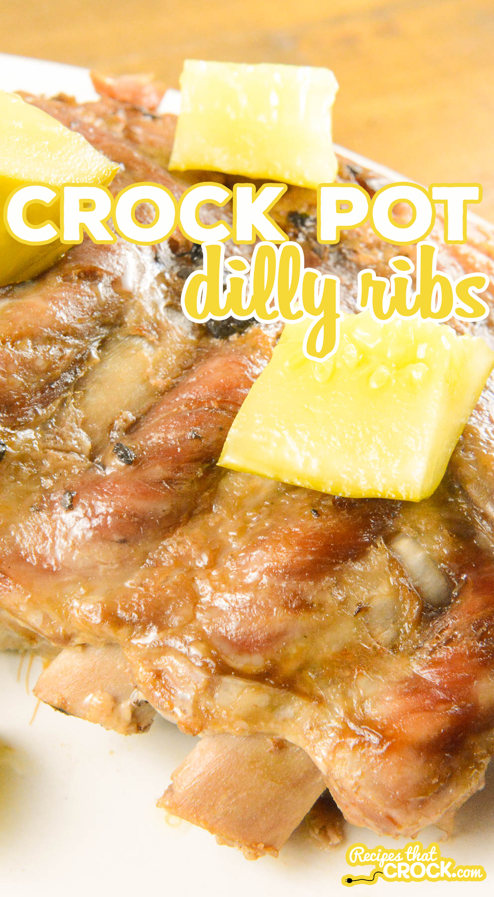 Our Crock Pot Dilly Ribs are a very easy way to make very flavorful pork ribs that are fall apart tender every time! This fail-proof recipe is perfect for beginners and experienced cooks alike!