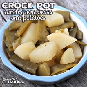 When you are looking for a little something different for a side dish, this Crock Pot Ranch Green Beans and Potatoes recipe is for you! Yum!