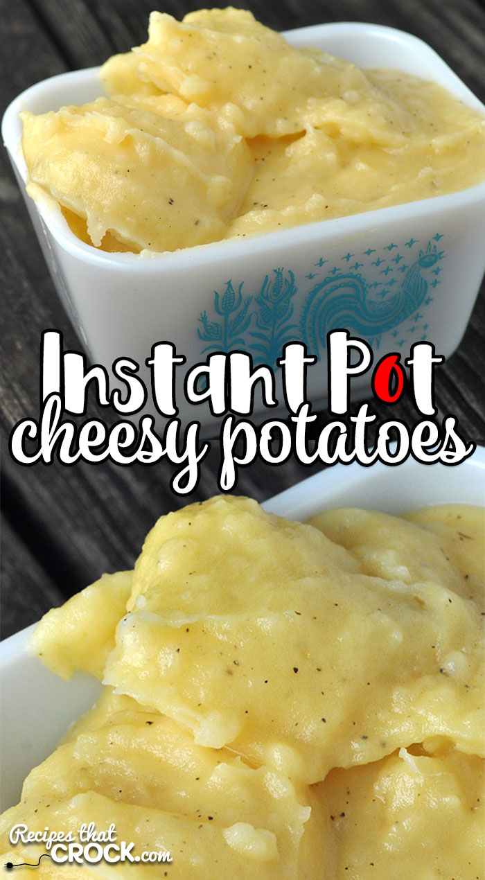Quick, easy and tastes just like Momma's! Are you intrigued? This Instant Pot Cheesy Potatoes recipe is all three of those! So yummy! You'll love them!