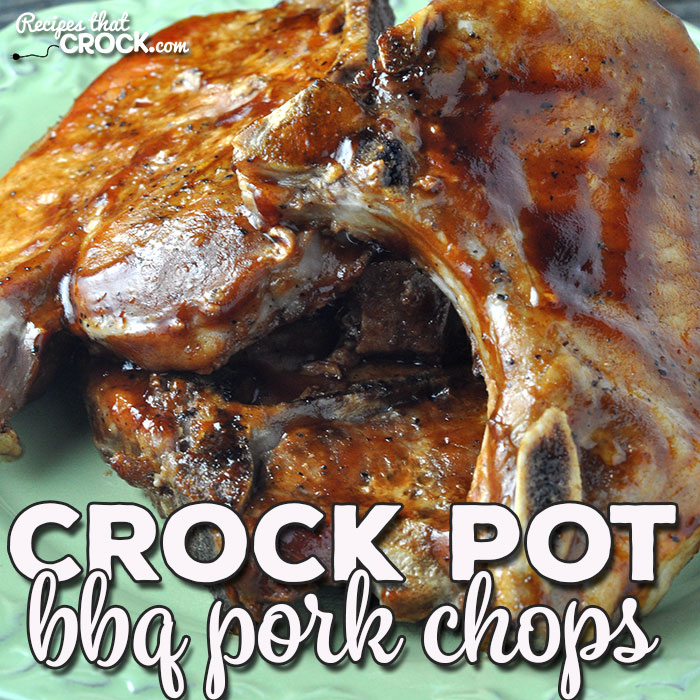 These Crock Pot BBQ Pork Chops are not only easy, but delicious and can actually be made on a weeknight after work! These are a treat for the whole family!
