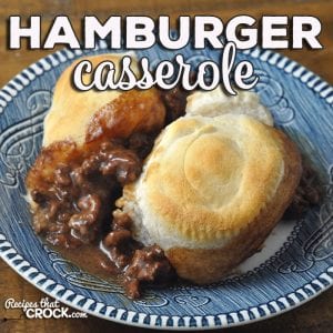 Looking for a delicious recipe that is super easy and super quick? Check out this Hamburger Casserole! Perfect for a weeknight dinner!