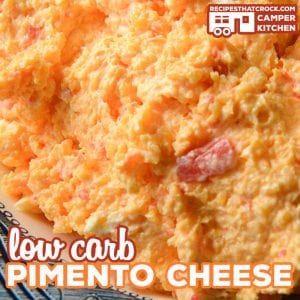 Our Low Carb Pimento Cheese Recipe is a great dip, topping or ingredient for other recipes. This homemade version of this flavorful cheese helps you keep your carb count down.