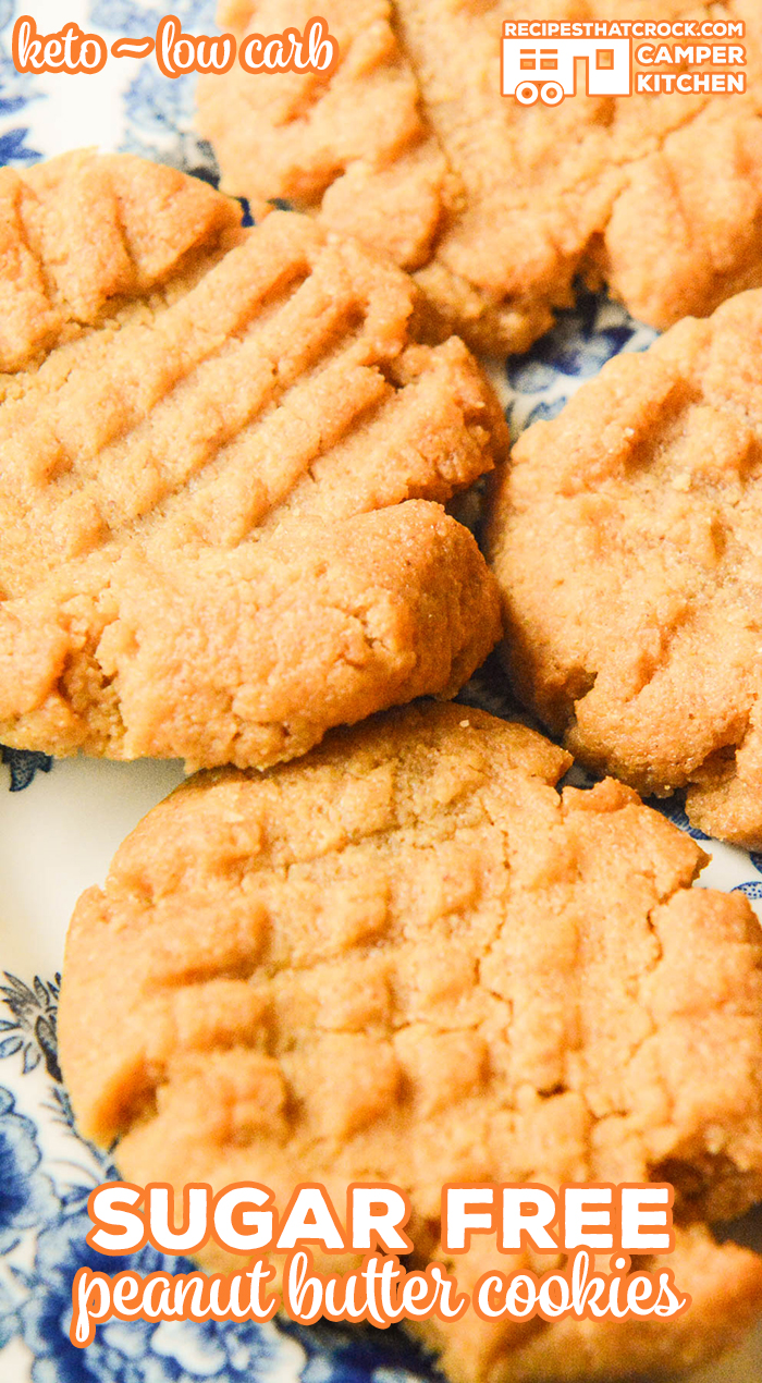 Are you looking for a tried and true Sugar Free Low Carb Peanut Butter Cookies Recipe? We've altered our classic Peanut Butter Cookies to cut the carbs while keeping the flavor. Oven and Air Fryer instructions included.