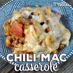 This Chili Mac Casserole is filling, delicious and perfect for a weeknight when you need dinner in a hurry and one everyone will love!