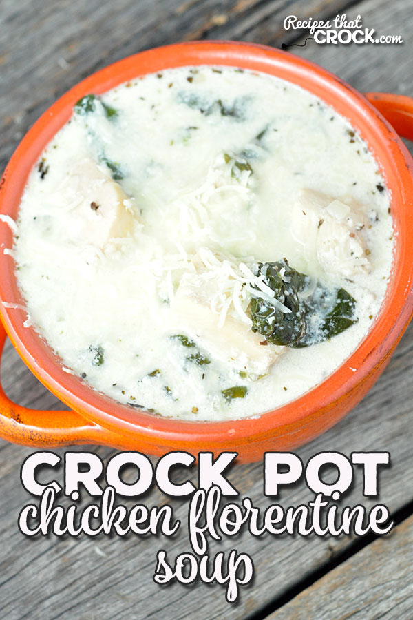 While this Crock Pot Chicken Florentine Soup make look and sound fancy, it is super easy and full of flavor you are going to love!