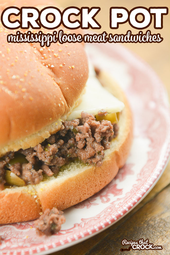 Our Crock Pot Mississippi Loose Meat Sandwiches take the popular Mississippi Beef Roast flavors and turn them into an easy inexpensive sandwich everyone loves. We love the low carb options for this dish as well!