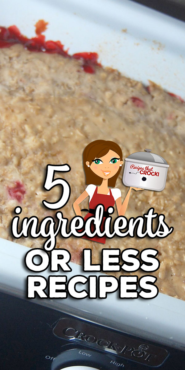 Sometimes we just need something easy in life. These 5 Ingredients or Less Recipes will make getting dinner on the table easier. You are going to love them!