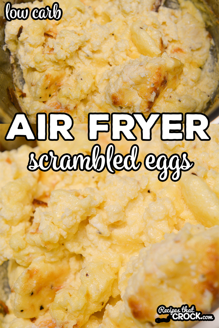 Did you know that you can make incredibly fluffy scrambled eggs in an air fryer or Ninja Foodi?Our Air Fryer Scrambled Eggs are an easy way to make our popular Crock Pot Scrambled Eggs quicker. via @recipescrock