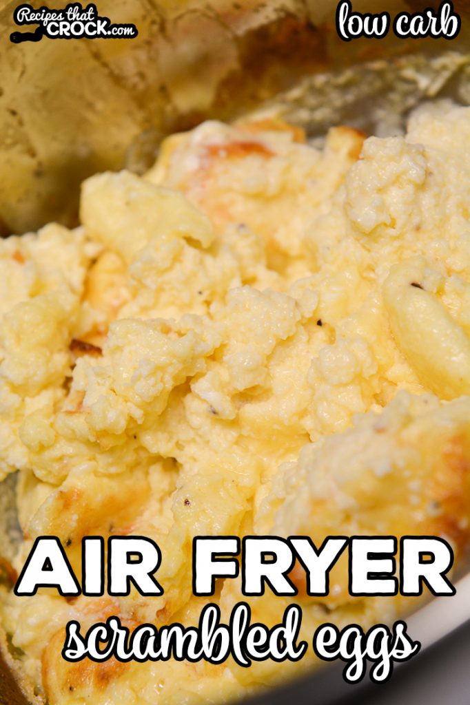 Did you know that you can make incredibly fluffy scrambled eggs in an air fryer or Ninja Foodi?Our Air Fryer Scrambled Eggs are an easy way to make our popular Crock Pot Scrambled Eggs quicker.