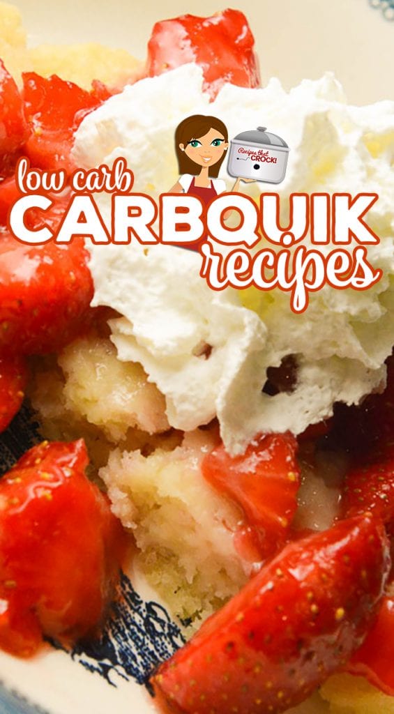 You bought a box of Carbquik and now what? These are our favorite Low Carb Carbquik Recipes including fried chicken, pizza crust, coffee cake, strawberry shortcake, biscuits and gravy and more! Low carb crock pot, oven and air fryer recipes. All made with the low carb biscuit mix alternative.