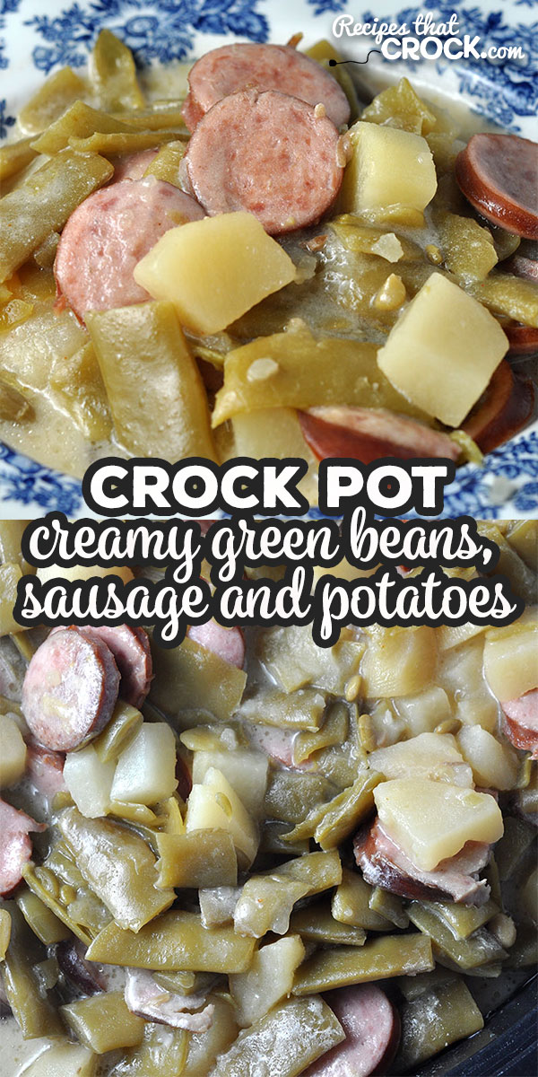 This Creamy Crock Pot Green Beans, Sausage and Potatoes takes one of our tried and true favorites and adds a little something to take it to the next level! 