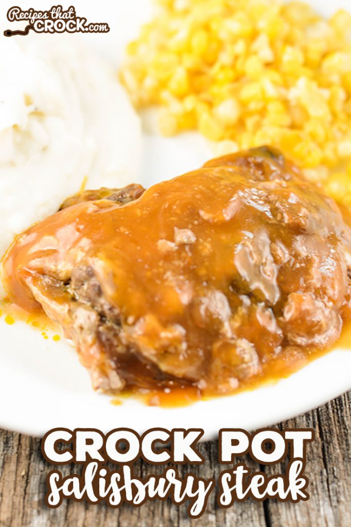 Crock Pot Salisbury Steak is homemade comfort food at its best. You won't believe how EASY this recipe is!