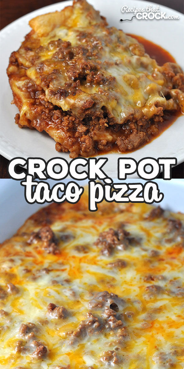 This Crock Pot Taco Pizza is so easy and such a treat! It cooks up quickly, so you can enjoy it even on a weeknight! I am positive you WILL enjoy it! Yum! via @recipescrock
 via @recipescrock