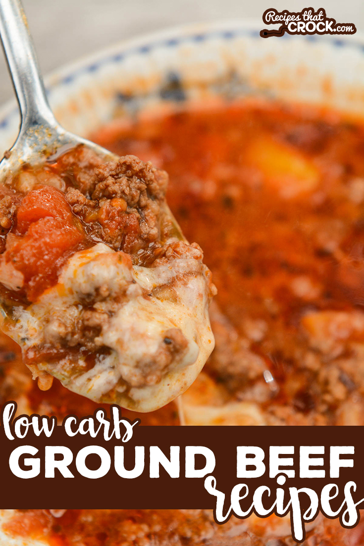 Are you looking for Easy Ground Beef Recipes for your crock pot, instant pot, air fryer or oven? Here is a list of our tried and true favorites including low carb dishes like Stuffed Pepper Soup, Taco Chili and Crustless Pizza, as well as kid-friendly recipes. via @recipescrock