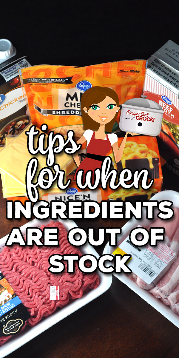 If the ingredient you need is just not available! What are you to do? What substitutions work? Check out these great tips for substitutions!