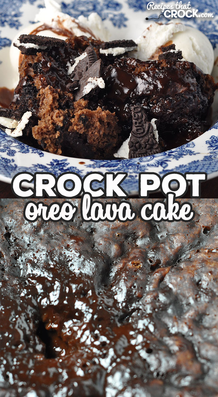 This Crock Pot Oreo Lava Cake is simple to make and so delicious! With it being a lava cake, your chocolate syrup is already with the cake! So yummy!
 via @recipescrock