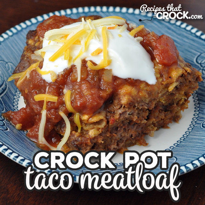 Folks, I have a treat for you! This Crock Pot Taco Meatloaf is easy, cooks up fast and has phenomenal flavor! You can even dress it up with your favorite taco toppings!
