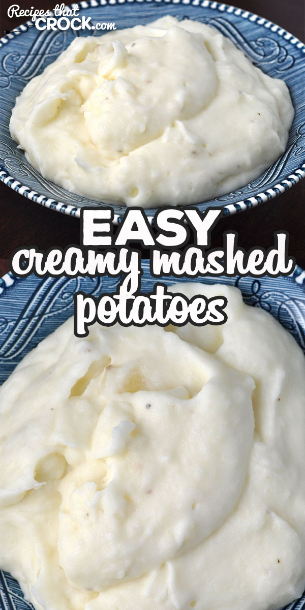 This Easy Creamy Mashed Potatoes recipe is a stove top variation of our beloved Crock Pot No Boil Mashed Potatoes. They are creamy and delicious! via @recipescrock