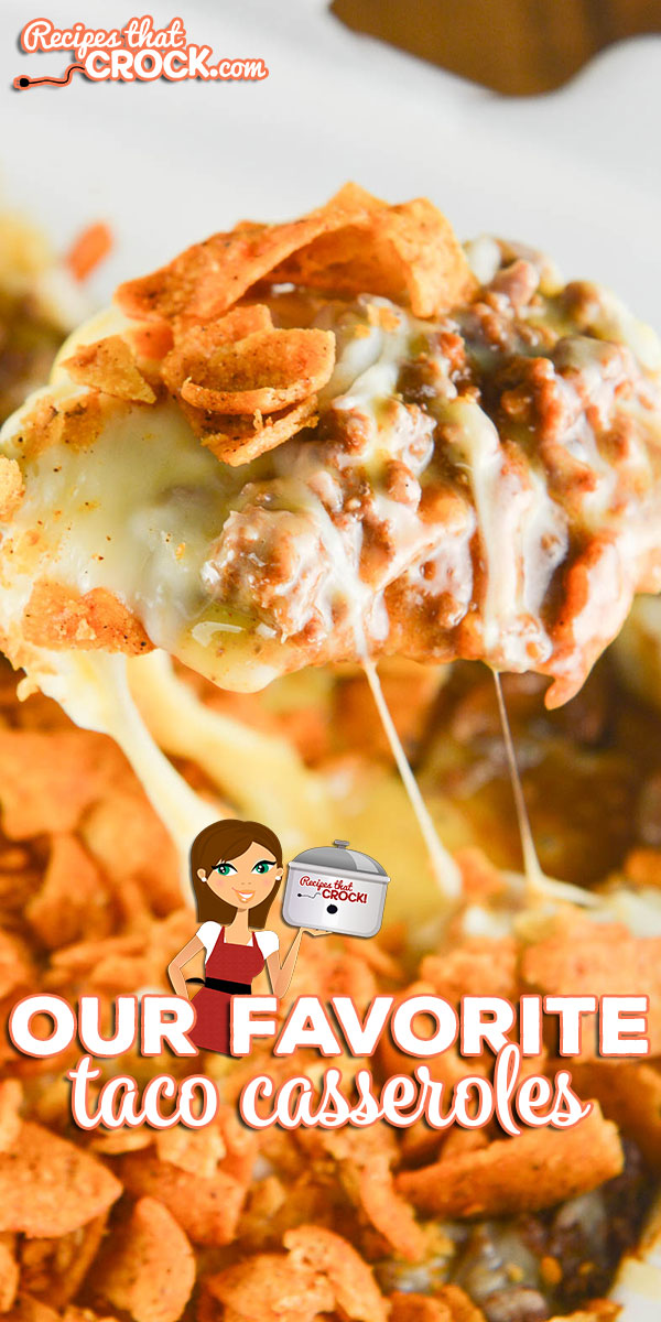 Are you in the mood for a delicious casserole that your entire family will love? Then you don't want to miss Our Favorite Taco Casseroles. Delicious and easy!