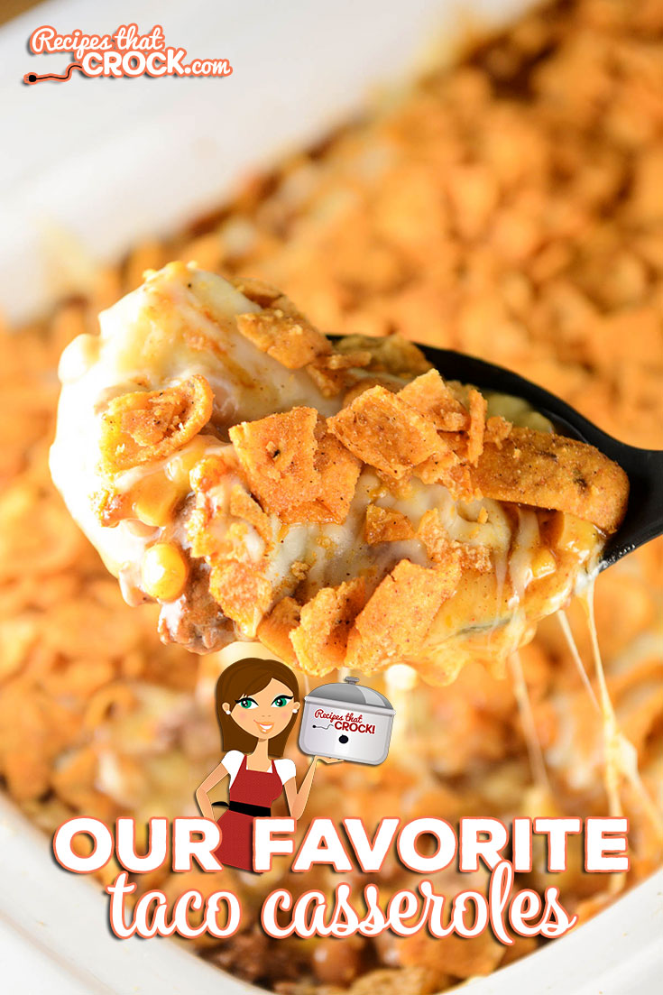 Are you in the mood for a delicious casserole that your entire family will love? Then you don't want to miss Our Favorite Taco Casseroles. Delicious and easy!