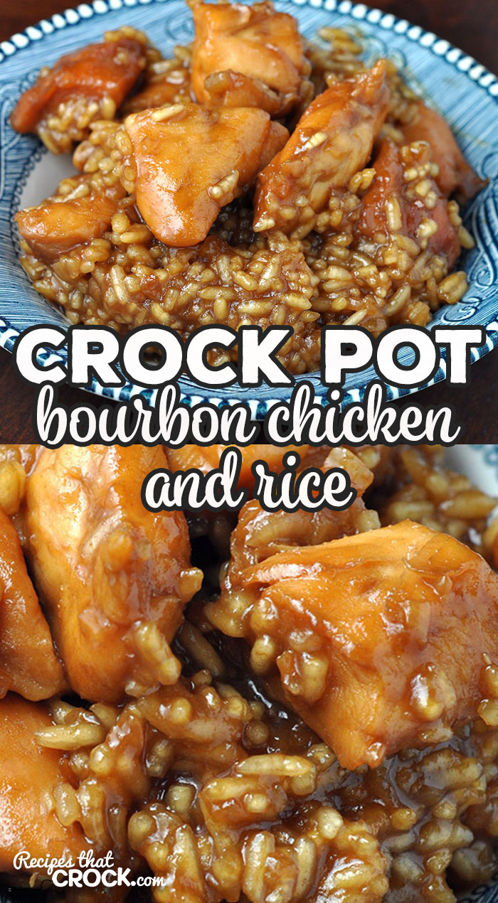 This Crock Pot Bourbon Chicken and Rice recipe is delicious, quick and easy! I took our favorite Crock Pot Bourbon Chicken Recipe and took it up a notch!