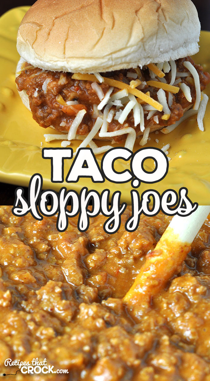 These Taco Sloppy Joes are easy to make, delicious and versatile! Whether you want a delicious sandwich, nachos or taco salad, this recipe is perfect!