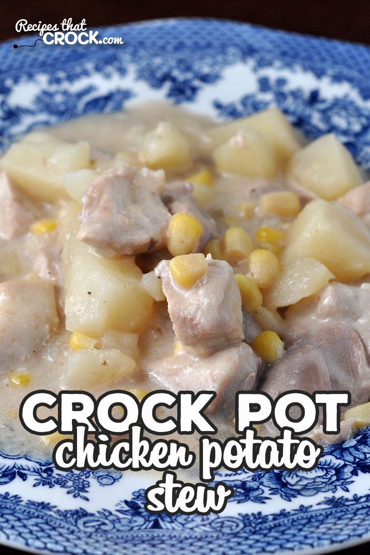 This Crock Pot Chicken Potato Stew is easy, delicious and a one-pot meal you are going to want to have for dinner over and over! via @recipescrock