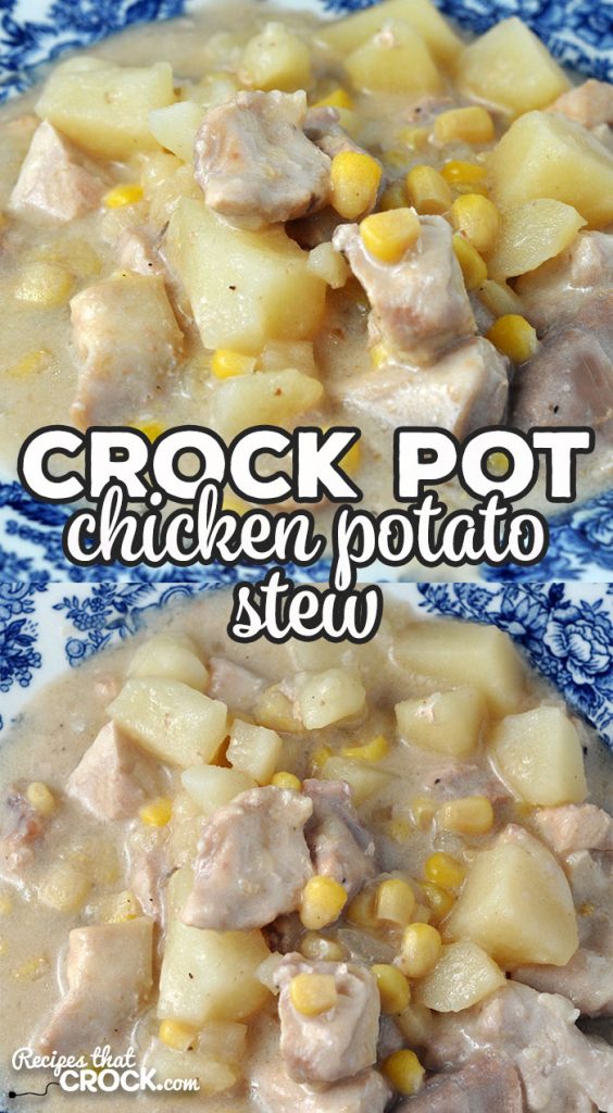 This Crock Pot Chicken Potato Stew is easy, delicious and a one-pot meal you are going to want to have for dinner over and over!