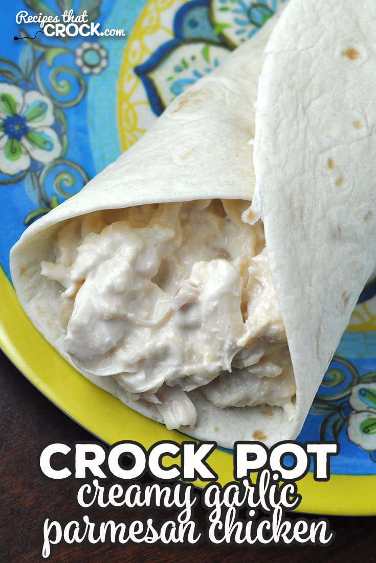 Does anyone else love a simple recipe that has incredible flavor? This Crock Pot Creamy Garlic Parmesan Chicken is one you have to try! It is amazing!
