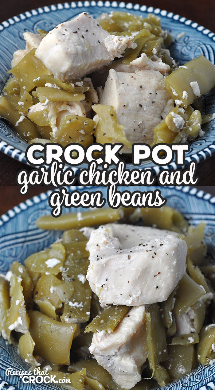 This Crock Pot Garlic Chicken and Green Beans recipe is super simple and a delicious combination of two favorite foods! You are going to love it! via @recipescrock