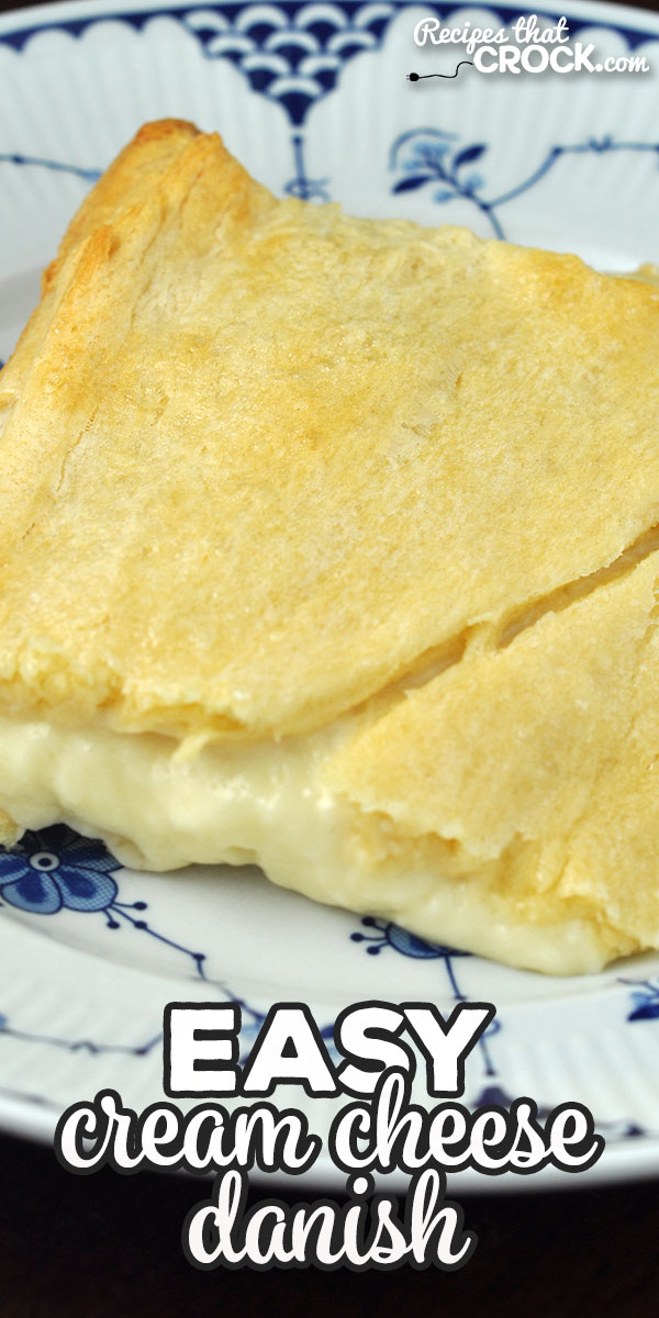 This Easy Cream Cheese Danish recipe for your oven has a delectable creamy center with an amazing flaky crust. Better yet, it is super easy to make!