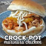 This Crock Pot Marinara Chicken recipe is a great dump and go recipe your entire family will love! Feeding a crowd? Double it up! Quick, easy, delicious!