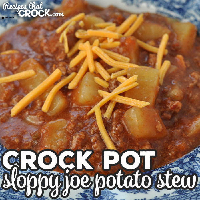 If you are in the mood for a delicious stew that is easy to make and will fill you up, then you do not want to miss this Crock Pot Sloppy Joe Potato Stew!
