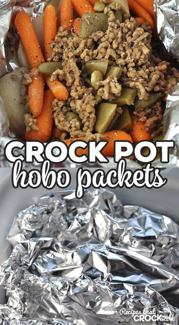 This Crock Pot Hobo Packets recipe will fill you up and give you a delicious veggie packed dinner with very little clean up required!