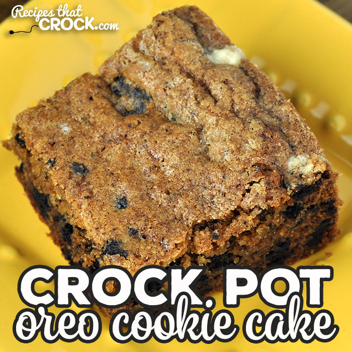 This Crock Pot Oreo Cookie Cake is divine! This easy recipe gives you a made from scratch cookie cake that has the most amazing flavor!