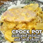 If you love delicious comfort food, then you don't want to miss this Crock Pot Scalloped Potatoes and Pork Chops recipe. It is so yummy and filling!