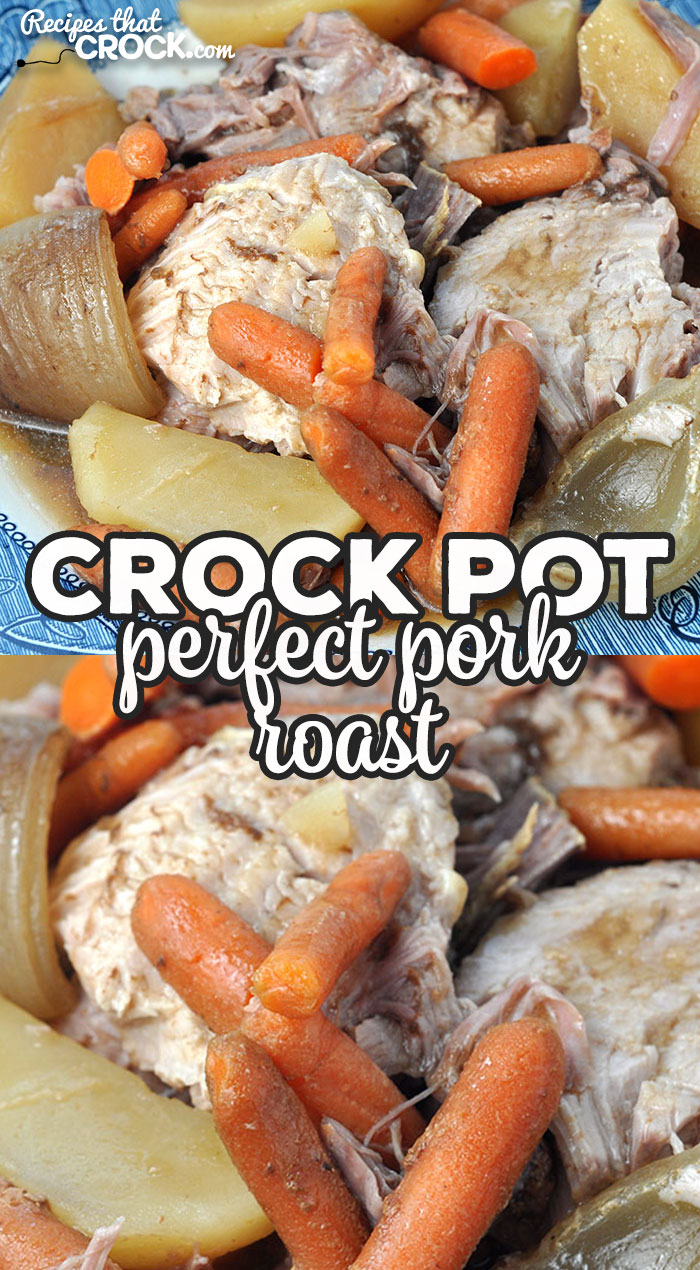 Are you looking for the perfect recipe to use with a pork roast? Then you don't want to miss this Perfect Crock Pot Pork Roast recipe! It is amazing!