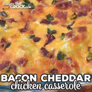 This Bacon Cheddar Chicken Casserole recipe for your oven is delicious and ready in under an hour! Your family and friends will rave about it!