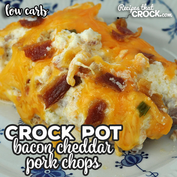 We love this Bacon Cheddar Crock Pot Pork Chops recipe, and I bet you will too! It is easy to throw together and is packed with amazing flavor!