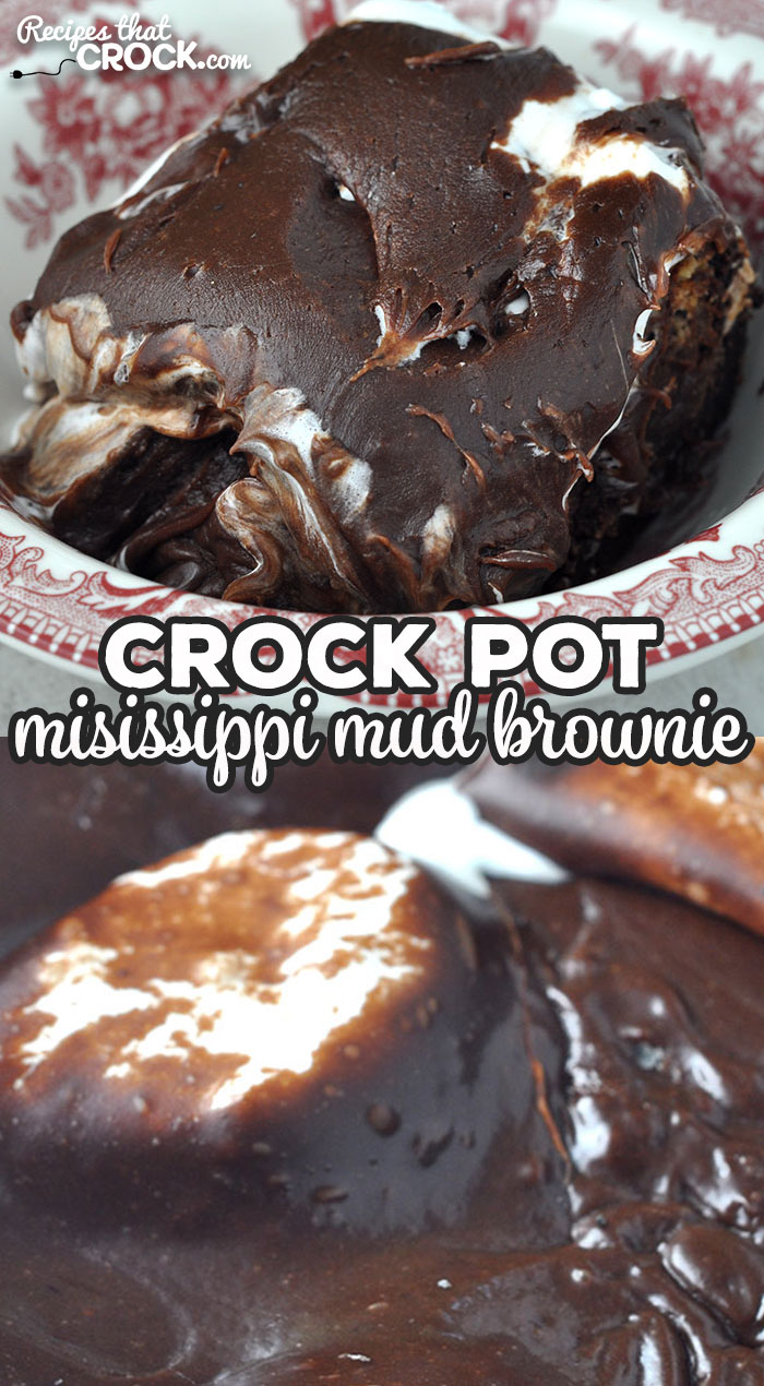 This Crock Pot Mississippi Mud Brownie recipe gives you a decadent, delicious, divine dessert that will satisfy your biggest chocolate craving!
