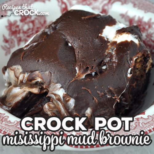 Crock Pot Mississippi Mud Brownie