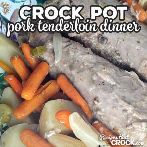 If you want an incredible one pot dinner, then you definitely want to try this Crock Pot Pork Tenderloin Dinner recipe. It is delicious!