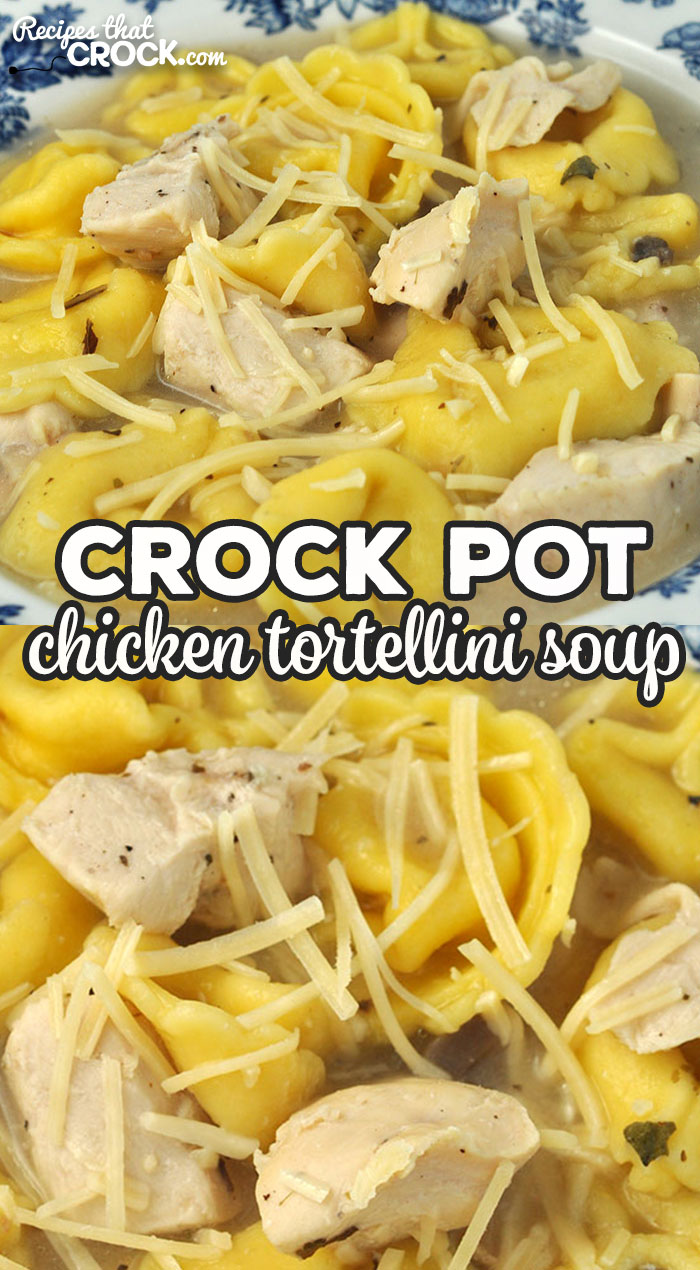 If quick to prepare, easy to make and amazing flavor are things you are looking for in a soup, then you want to try this Crock Pot Chicken Tortellini Soup!