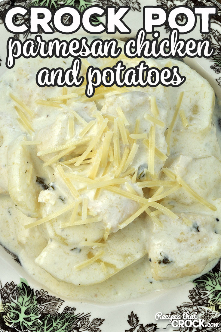 Parmesan Crock Pot Chicken and Potatoes is a super easy recipe that will have you and those you love asking for it time and time again! So yummy!
