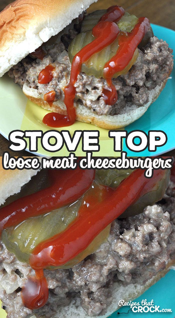 If you are looking for a great recipe that can be ready in less than a half hour, then you do not want to miss this Stove Top Loose Meat Cheeseburgers recipe. Yum! via @recipescrock