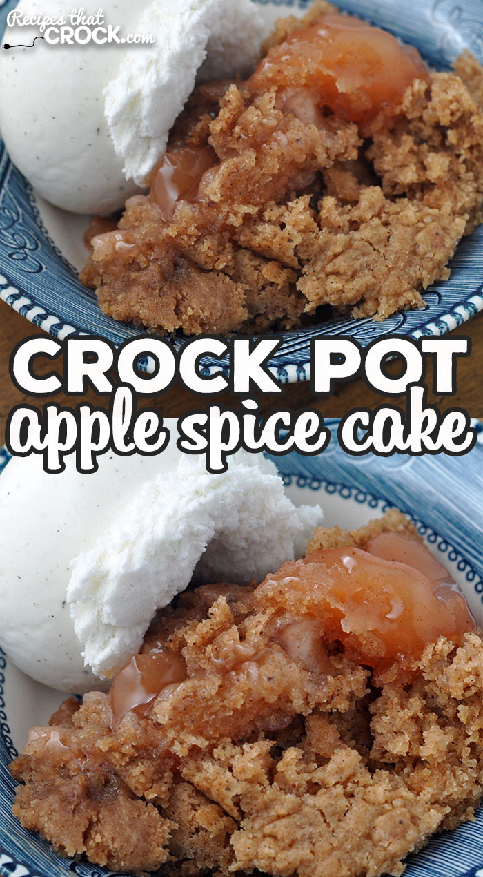 My family absolutely loved this Crock Pot Apple Spice Cake recipe. I bet you and your loved ones will too! The flavor is amazing! via @recipescrock